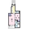ハピネスＪ 1SKの間取り