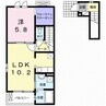 トラストコートⅡ　Ｂ 1LDKの間取り