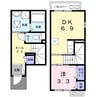 フィオーレ　Ｃ 1DKの間取り