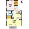 エトワール 1LDKの間取り