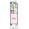 セントレア 1Kの間取り