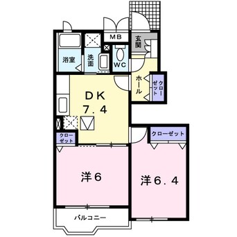 間取図 スウィート・オブ・ハートＡ