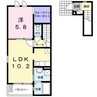 ポライトリーＲ 1LDKの間取り