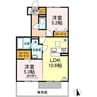ルミエール　D棟 2LDKの間取り