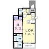 トイロ真時 1LDKの間取り
