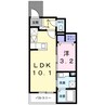 トイロ真時 1LDKの間取り