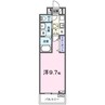ヴィオレット 1Kの間取り