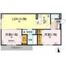 セレノアールA 2LDKの間取り