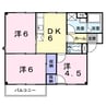 プラドール邦Ａ 3DKの間取り