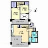 キュービックパレス 2LDKの間取り
