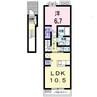 ラフテル 1LDKの間取り