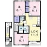 レクサスＢ 3LDKの間取り