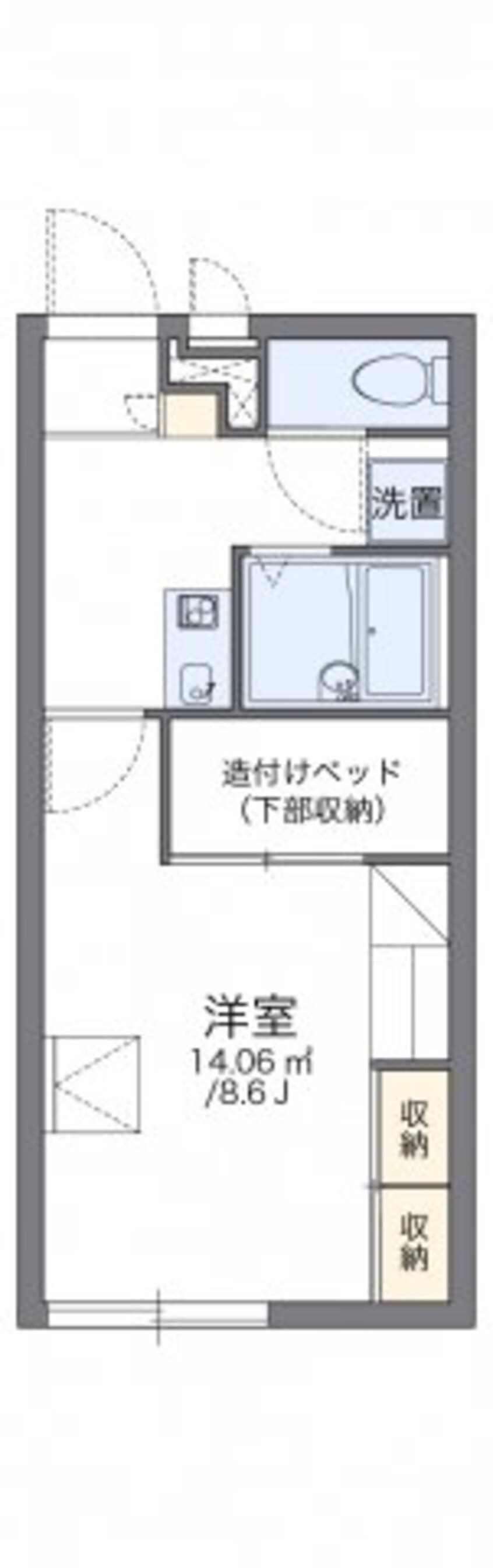 間取図 レオパレスアーク