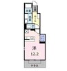 メリオル　カザ　Ｂ 1Rの間取り