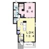 ルポゼ 1LDKの間取り