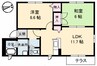 エクセレント・コート 2LDKの間取り