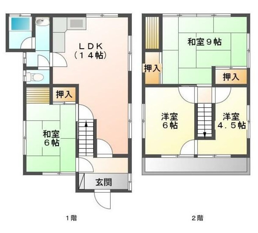 間取図 植村貸家
