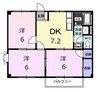 ハイツトミー 3DKの間取り