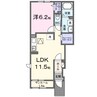 メゾン　サンフラワー　Ｃ 1LDKの間取り