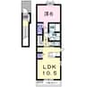 ミルト久米Ａ 1LDKの間取り