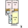 アーバンハイツ ２８　Ａ棟 2DKの間取り