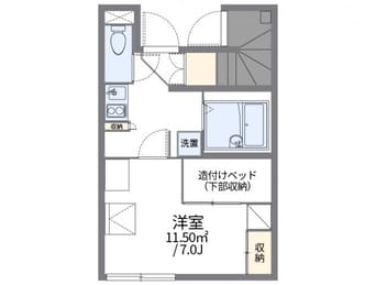 間取図 レオパレスキリーク　ＹＨ