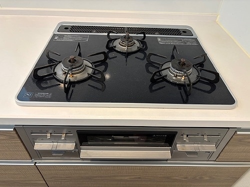 三口ガスコンロ、グリル サーパス上之町フロントマークス