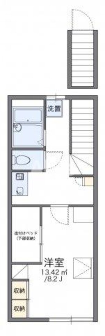 間取図 レオパレスブラン