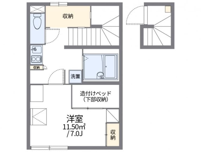 間取図 レオパレスキリーク　ＹＨ