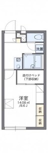 レオパレスキララ 1Kの間取り