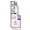 ハイツ　コンチェルトＢ 1Rの間取り