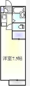サンビレッジ 1Rの間取り