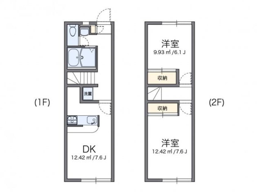 間取図 レオパレスパークサイド・Ｍ