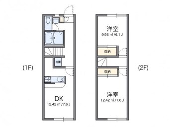 間取図 レオパレスパークサイド・Ｍ