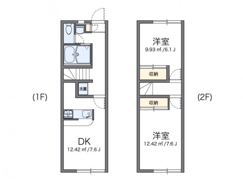 間取図 レオパレスパークサイド・Ｍ