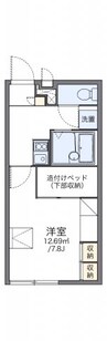 レオパレスハーモニー 1Kの間取り