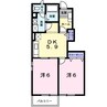 リュエル・エスト　Ｂ 2Kの間取り