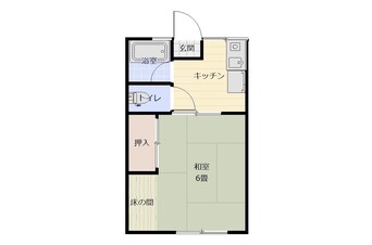 間取図 シティハイムコーポMⅡ