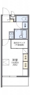 レオパレスドリーム 1Kの間取り
