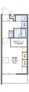 レオパレスドリーム 1Kの間取り