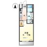 ロココ 1Kの間取り