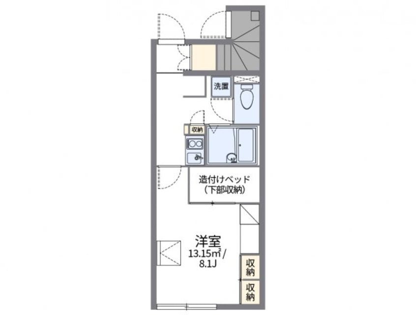 間取図 レオパレス花