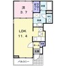 Ｍ・フレージュー　Ｂ 1LDKの間取り