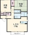 ディアスM 2LDKの間取り