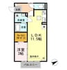 ユイマールガーデンⅢ 1LDKの間取り