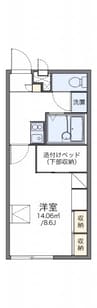 レオパレスＭＡＤＯＫＡ 1Kの間取り