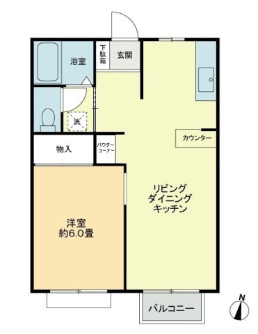 間取り図 フォブールホロニックB