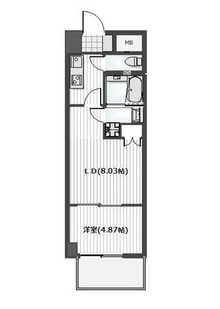 間取図 J.リヴェール錦町