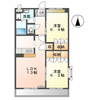 間取図 ラティールⅡ