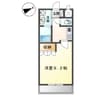 プランドール 1Kの間取り